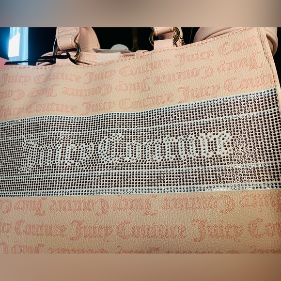 Juicy Couture Powder Blush Tote Crossbody Bag w Coin Purse NWT - Picture 3 of 8